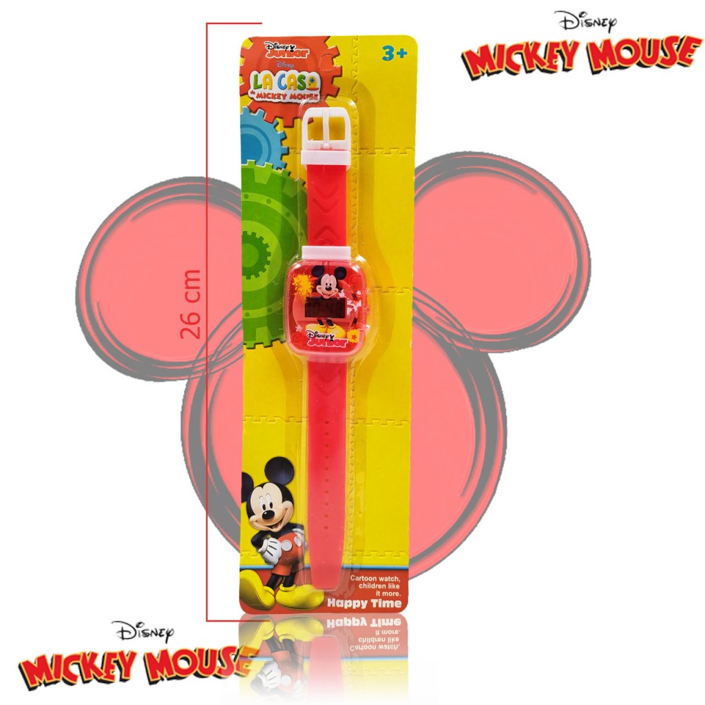 Reloj Digital Mickye Mouse Hermoso Juegos Jugueteria