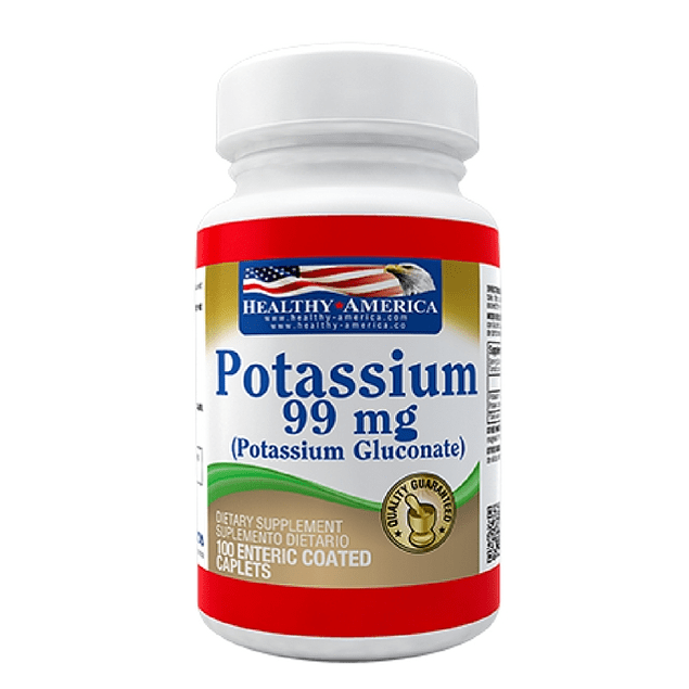POTASSIUM 99 MG X 100 TABLETAS