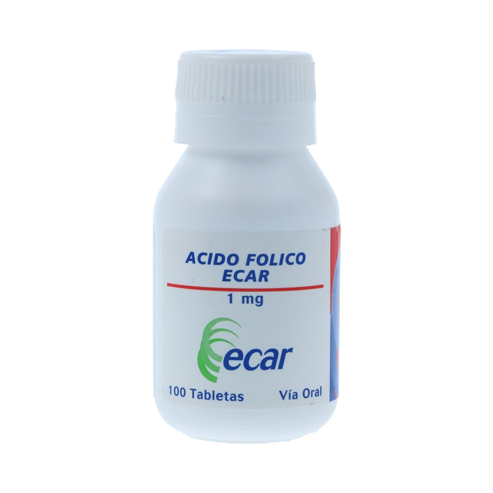 ACIDO FOLICO 1 MG X 100 TAB