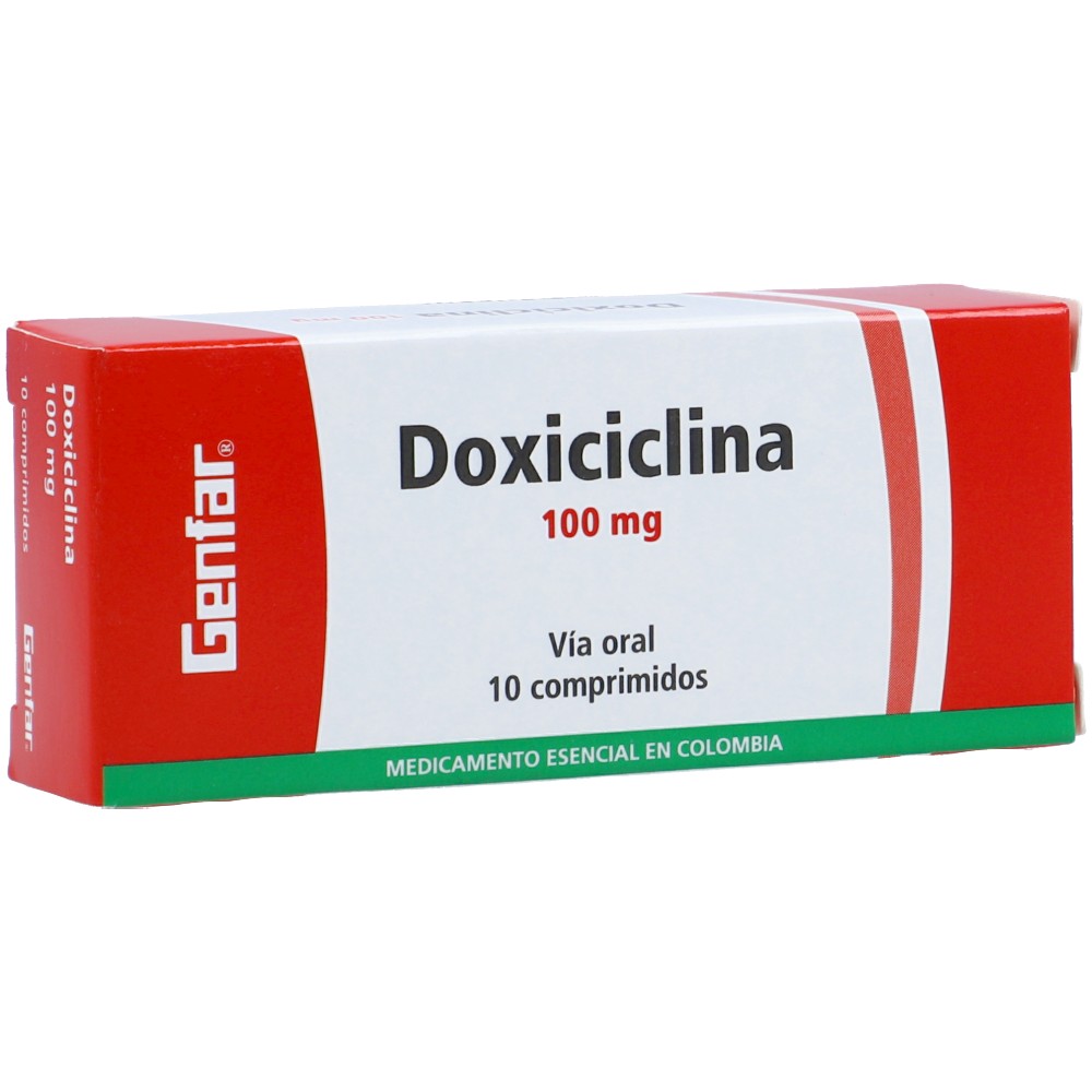 DOXICICLINA 100 MG X 10 TAB
