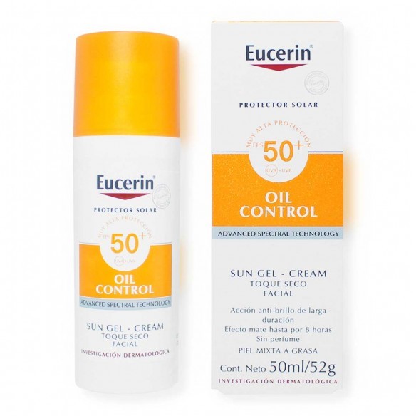 EUCERIN OIL CONTROL FPS 50+ FACIAL TOQ/SEC 50 ML