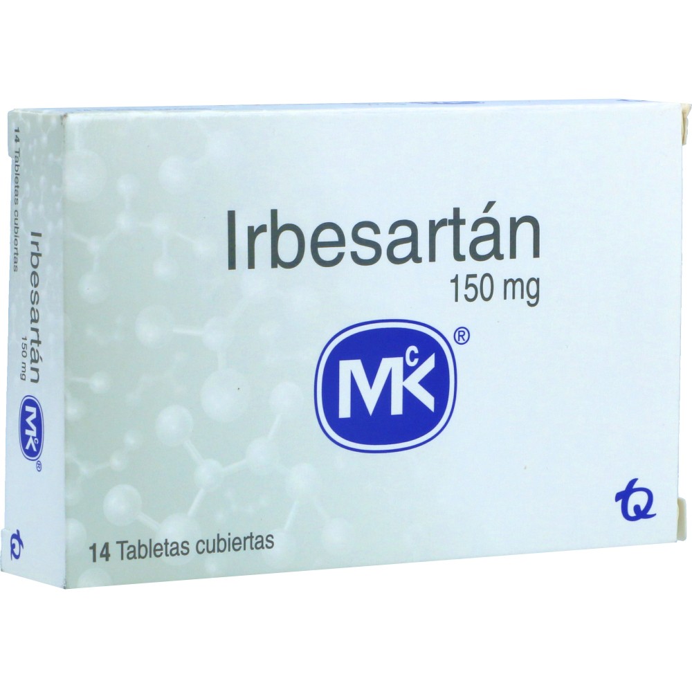 IRBESARTAN  150 X 14 TAB MK   (REGULADO)