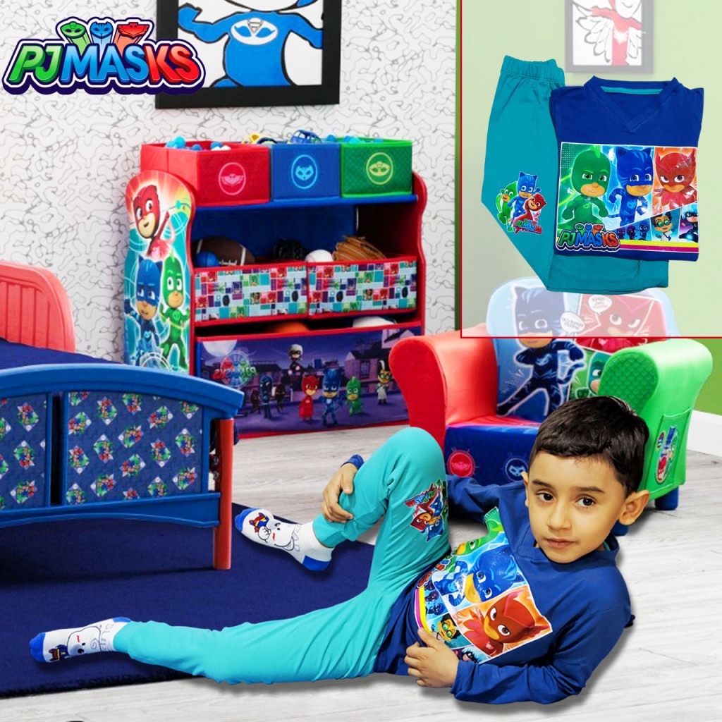 PJ MASK Camiseta Sudadera Conjunto Pijama Manga Larga