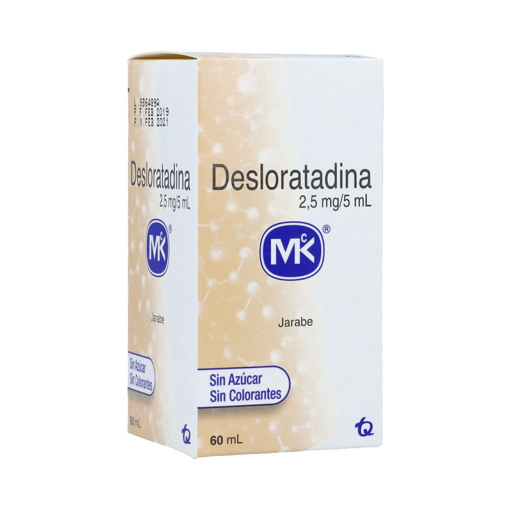 DESLORATADINA JBE 2.5 MG / 5 ML X 60 ML