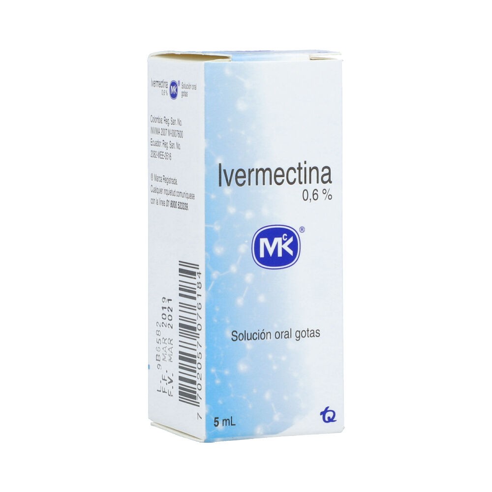 IVERMECTINA 0.6 X 5 ML .