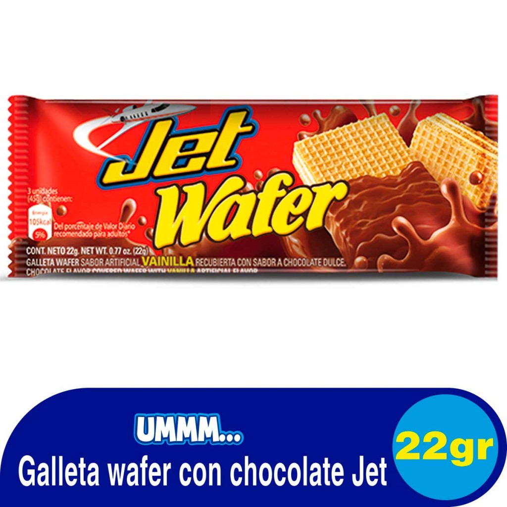 GALLETA JET WAFER X 22 GR