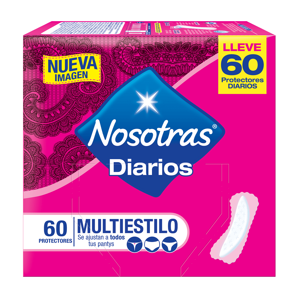 NOSOTRAS PROTECTORES MULTIESTILO X 60