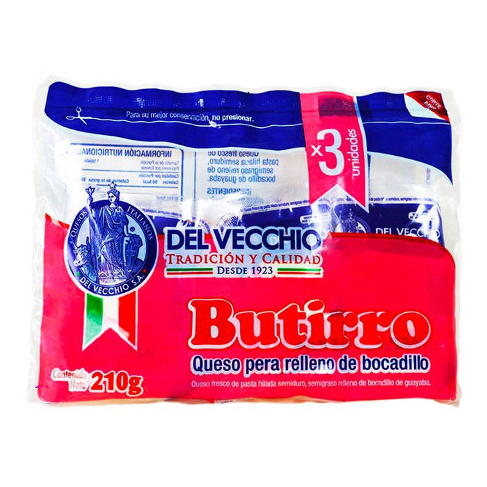 QUESO BUTIRRO 3U 210gr