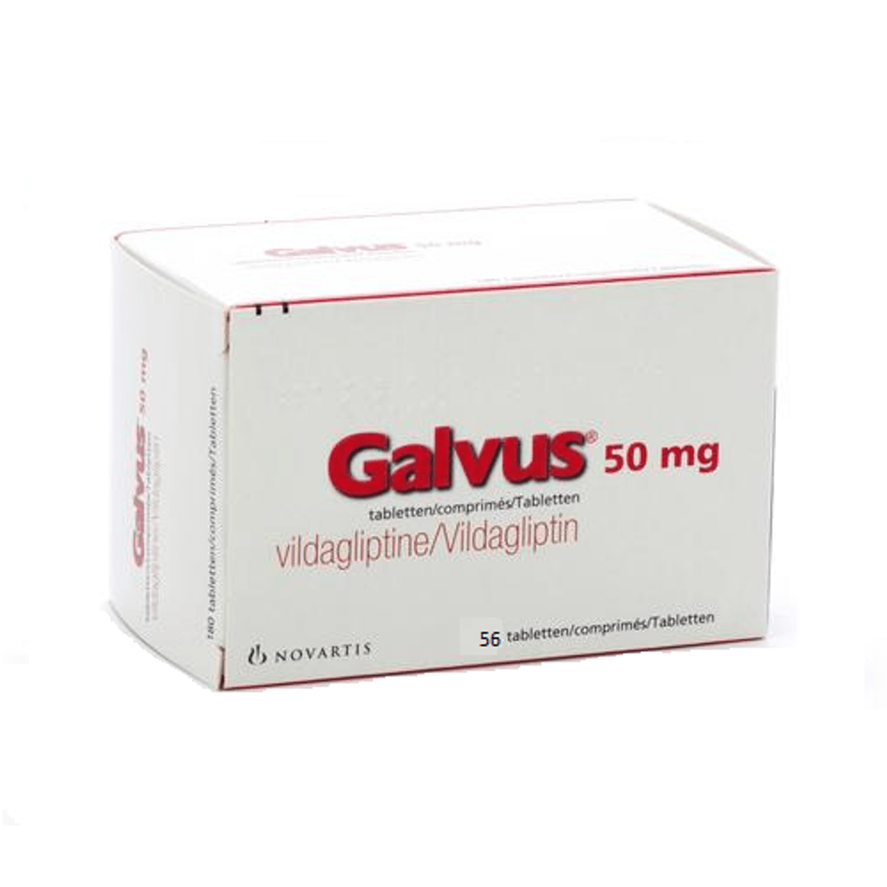 GALVUS X 50 MG X 56 COMP  SOB X 28 COMP