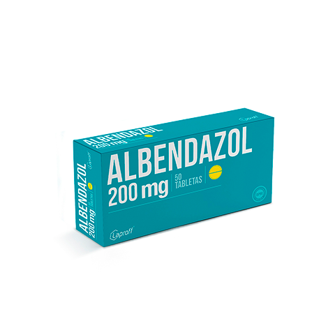 ALBENDAZOL 200 MG X 50 SB X 2 TAB