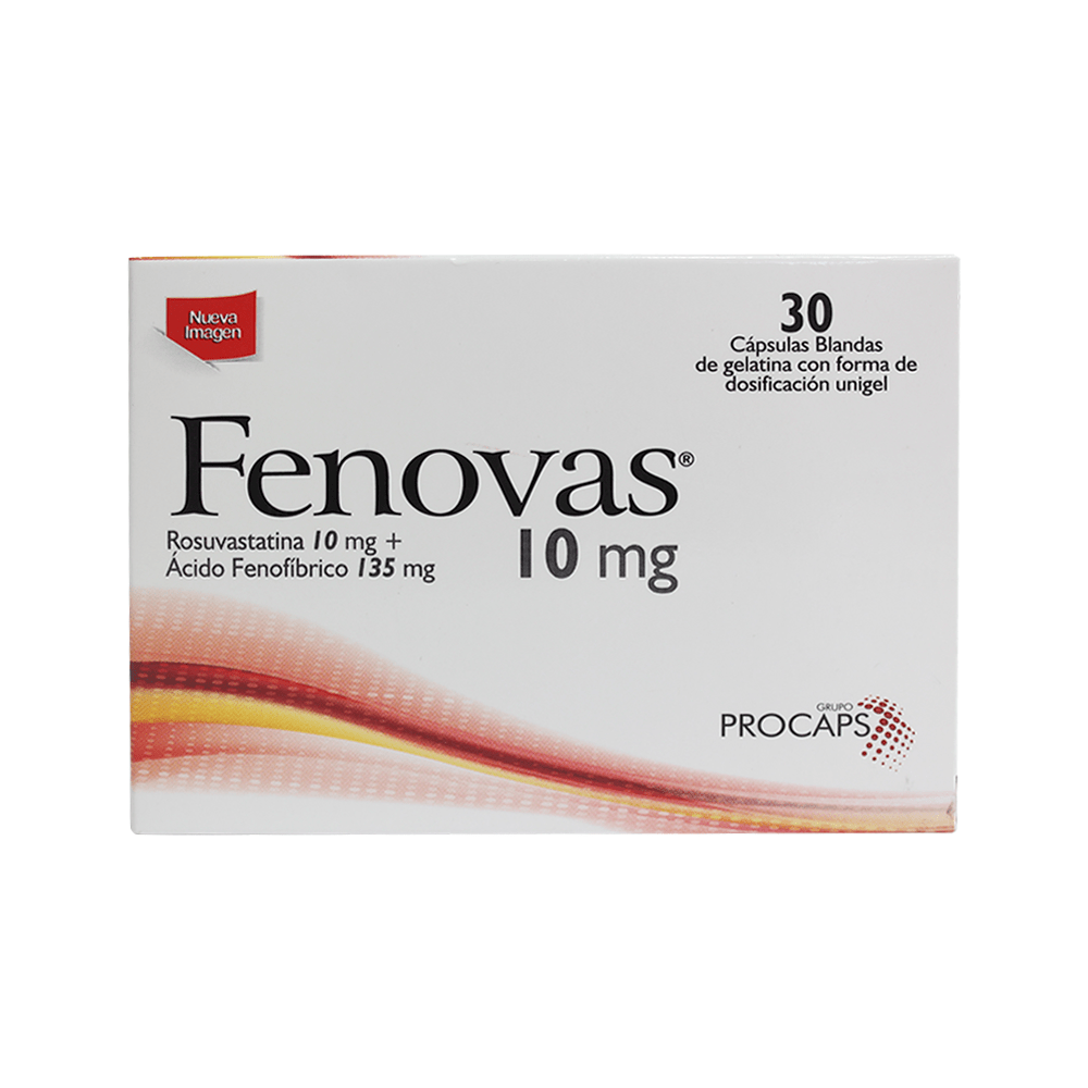 FENOVAS 10 MG /135 MG X 30 CAP