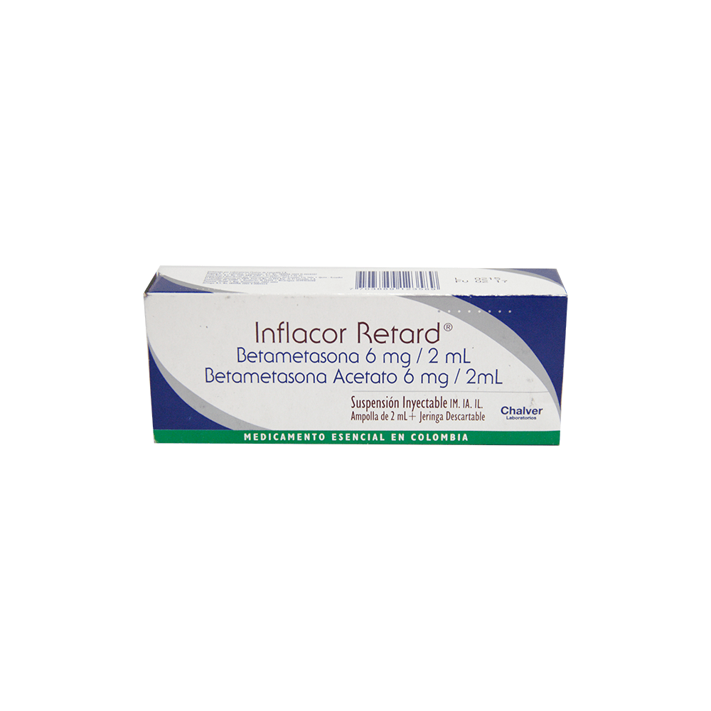 INFLACOR RET 6+6 INY 2 ML