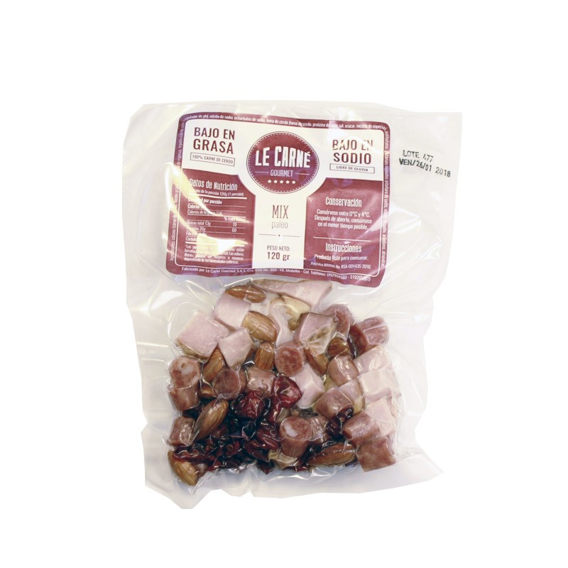 MIX PALEO SNACK LE CARNE GOURMET x 120GR