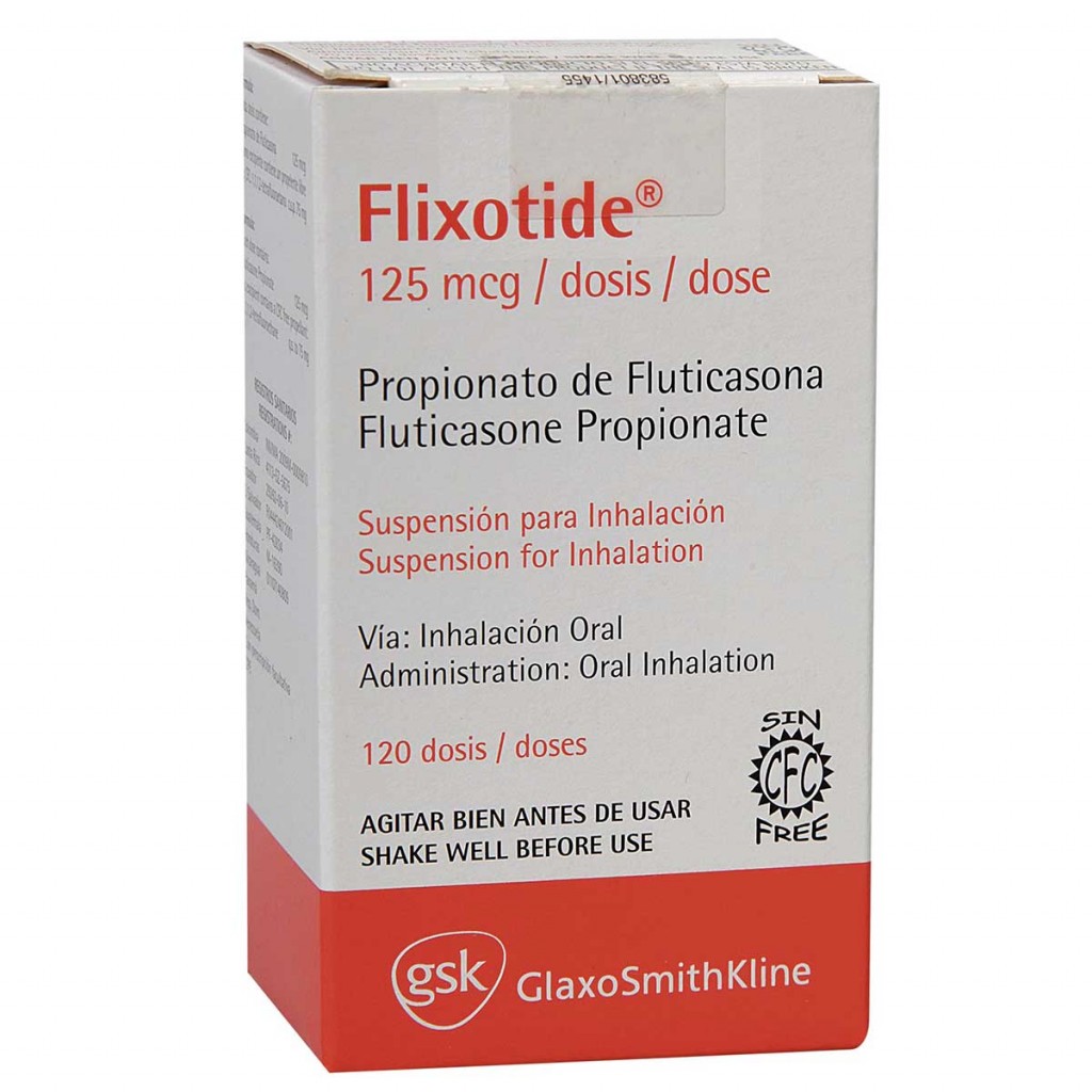 FLIXOTIDE 125 MCG 120 DOSIS (REGULADO)  AGOTADO