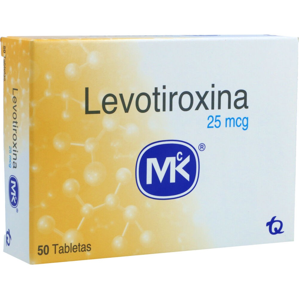 LEVOTIROXINA 25 MCG X 50 TAB MK