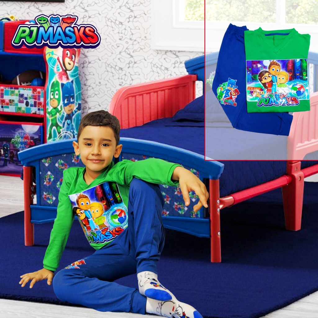 PJ MASK Camiseta Sudadera Conjunto Pijama Manga Larga