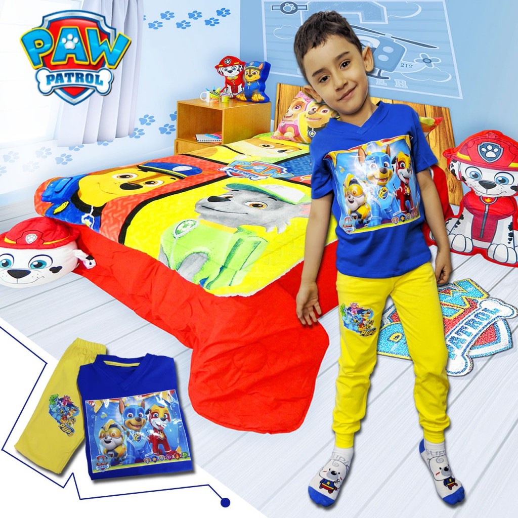 Patrulla Canina Camiseta Sudadera Conjunto Pijama Manga Corta