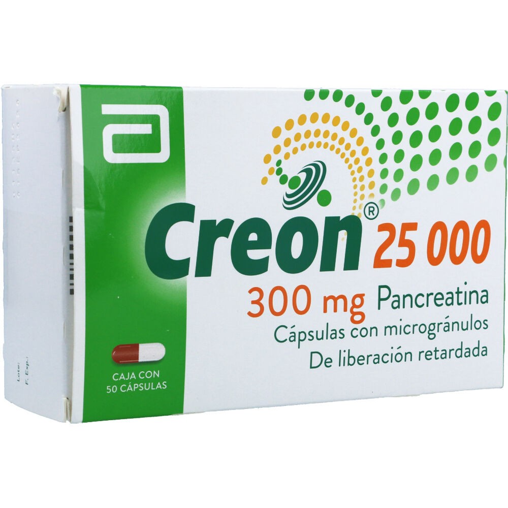 CREON 25000 MG/300 MG X 50 CAP  SOB X 10 CAP