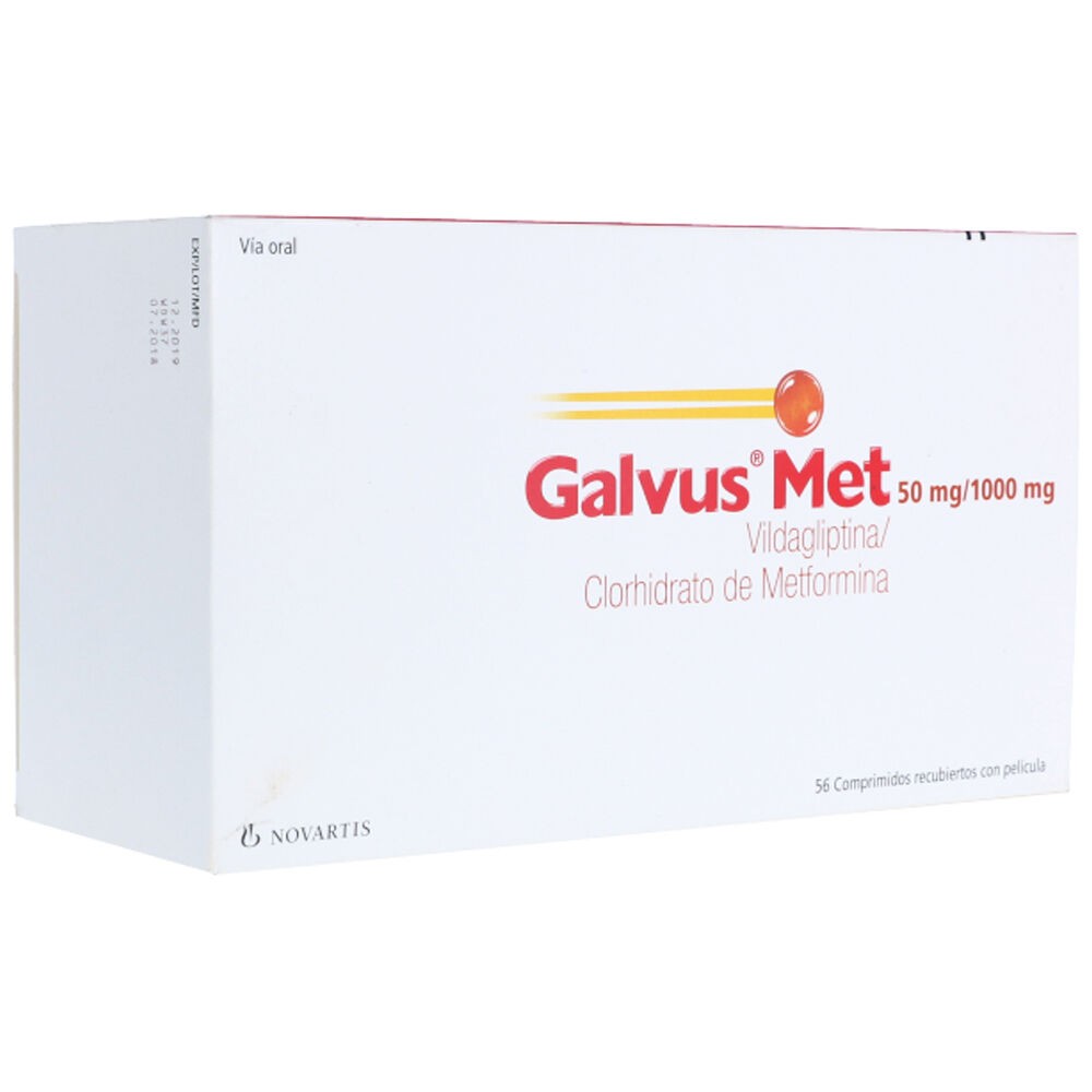 GALVUS MET X 50 MG /1000 MG X 56 COM SOB X 28