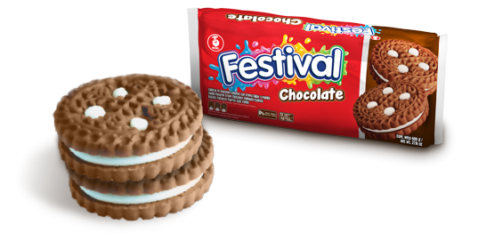 GALLETA FESTIVAL CHOCOLATE X 4 UND