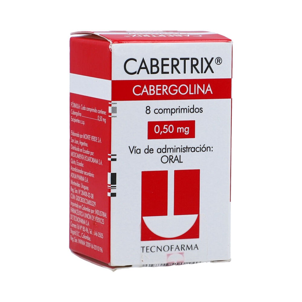 CABERTRIX X 8 COMPRIMIDOS (REGULADO)