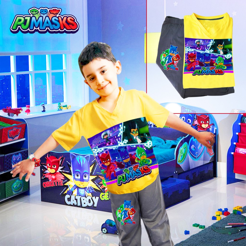 Pj Masks Camiseta Sudadera Conjunto Pijama Multiusos Juguete