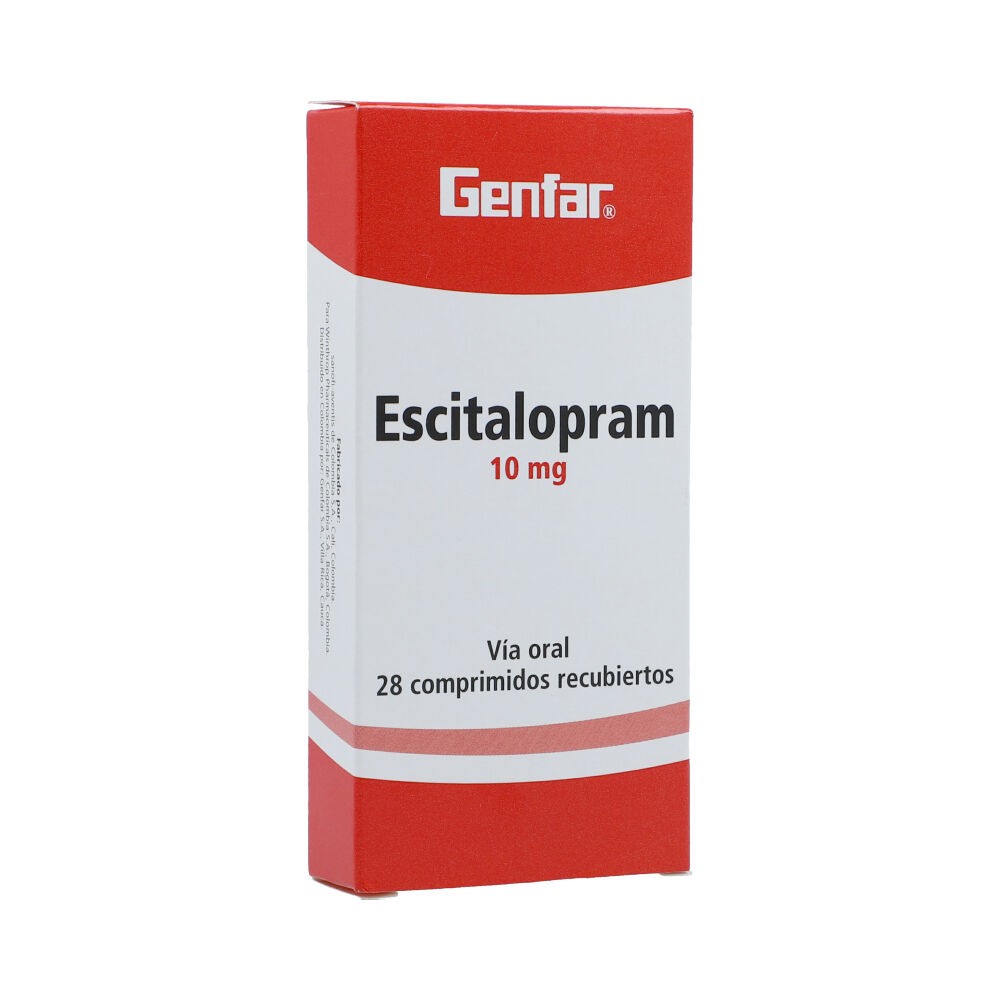 ESCITALOPRAM 10 MG X 28 COMP RECUB
