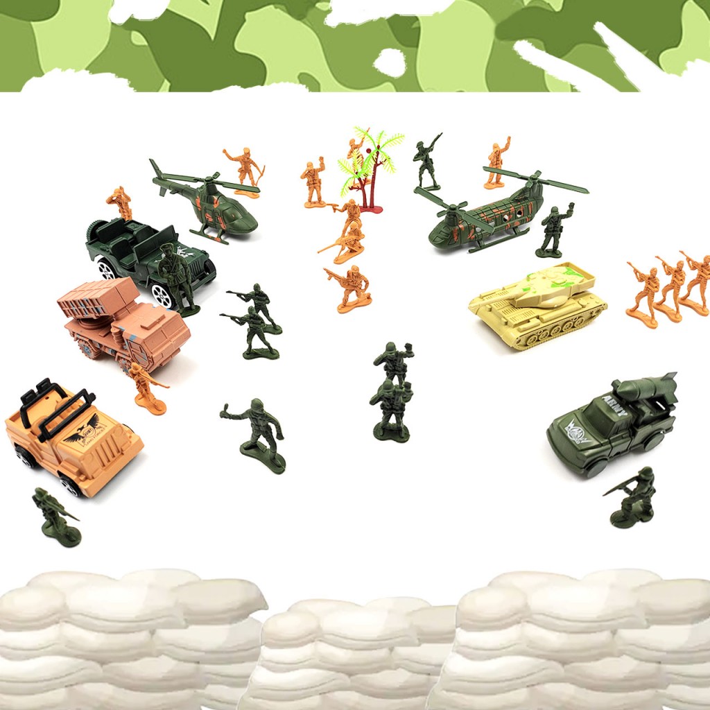 Soldados Militares Juguete Didáctico Accesorios Juguetería DJ8100