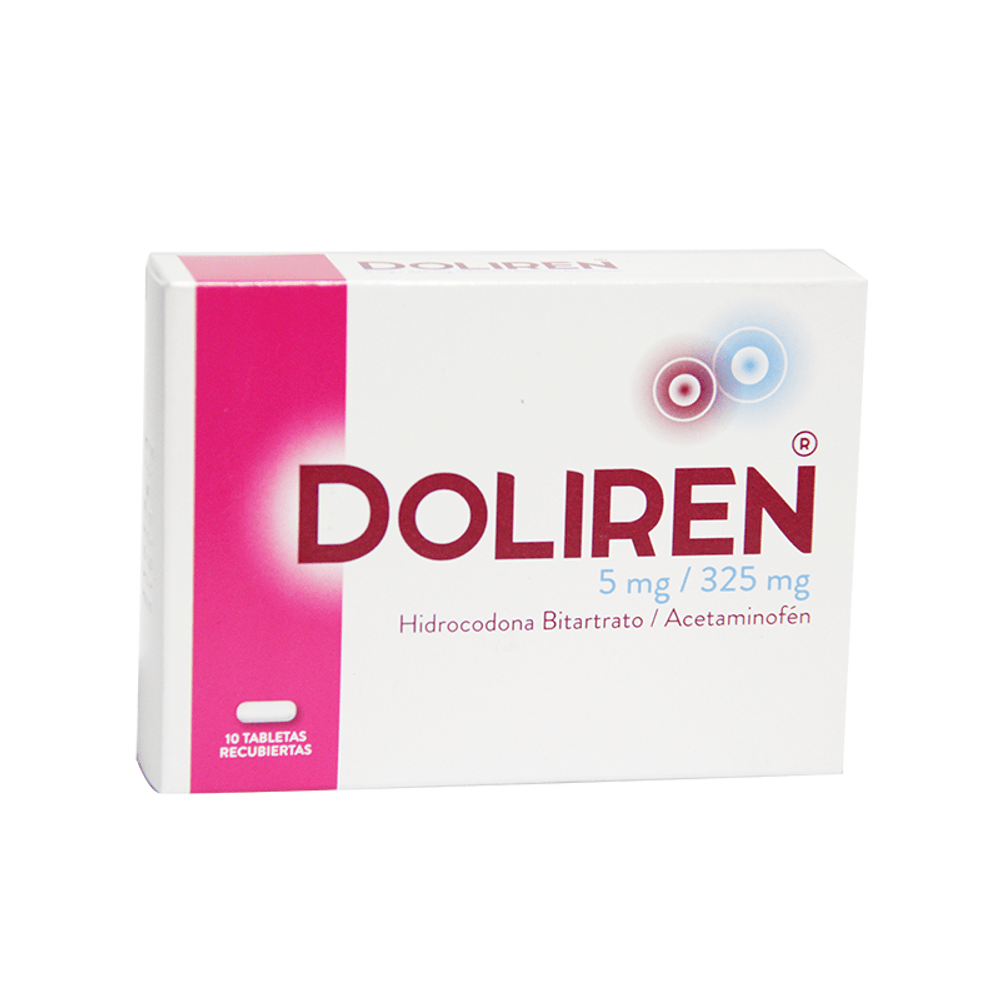 DOLIREN 5 MG/325 MG X 30 TBL RECUB SOB X 6