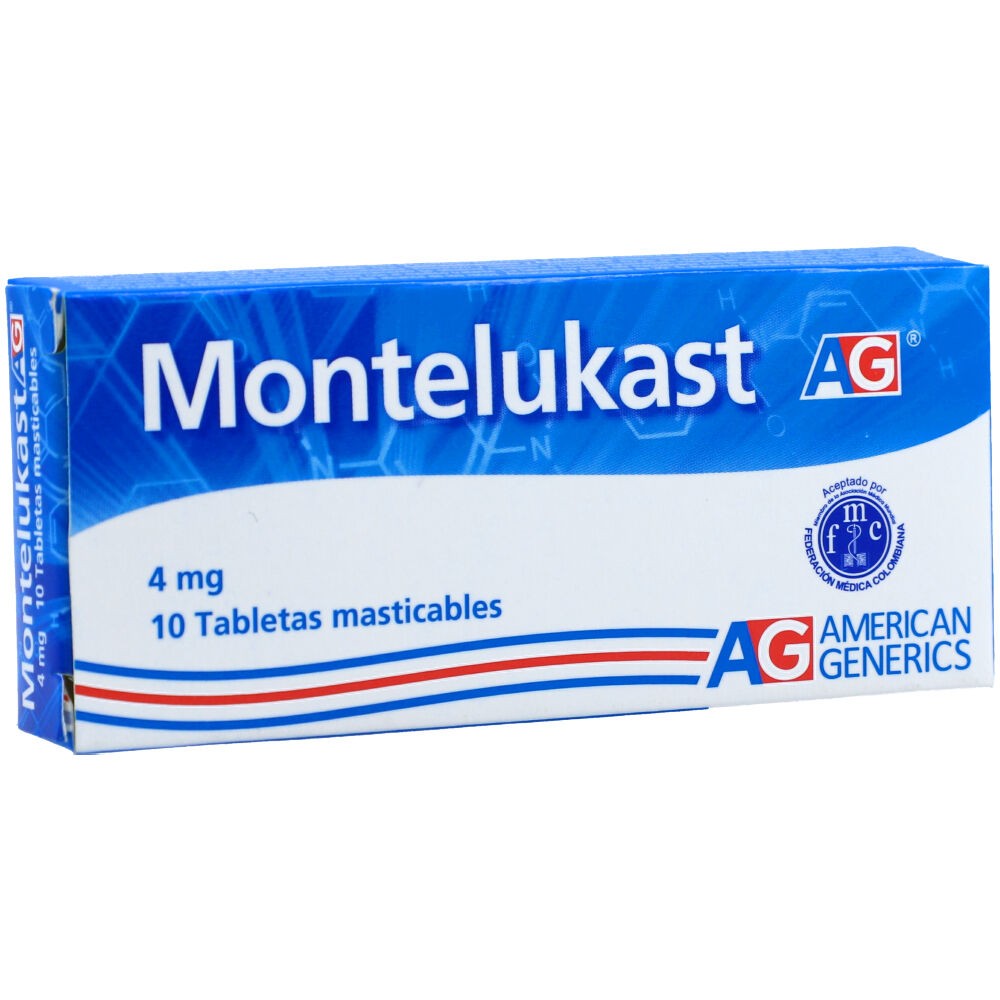 MONTELUKAS 4 MG X 10 TAB