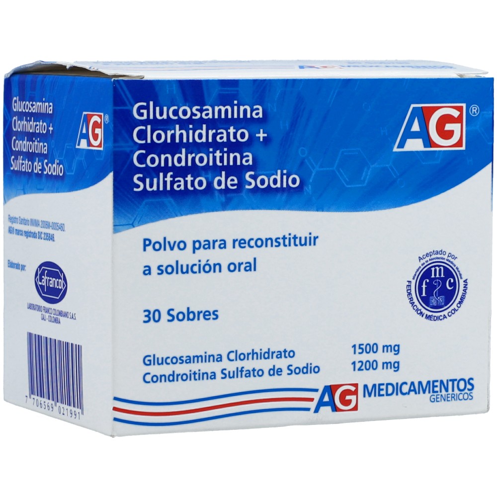 GLUCOSAMINA/CONDROITINA X 30 SOBR
