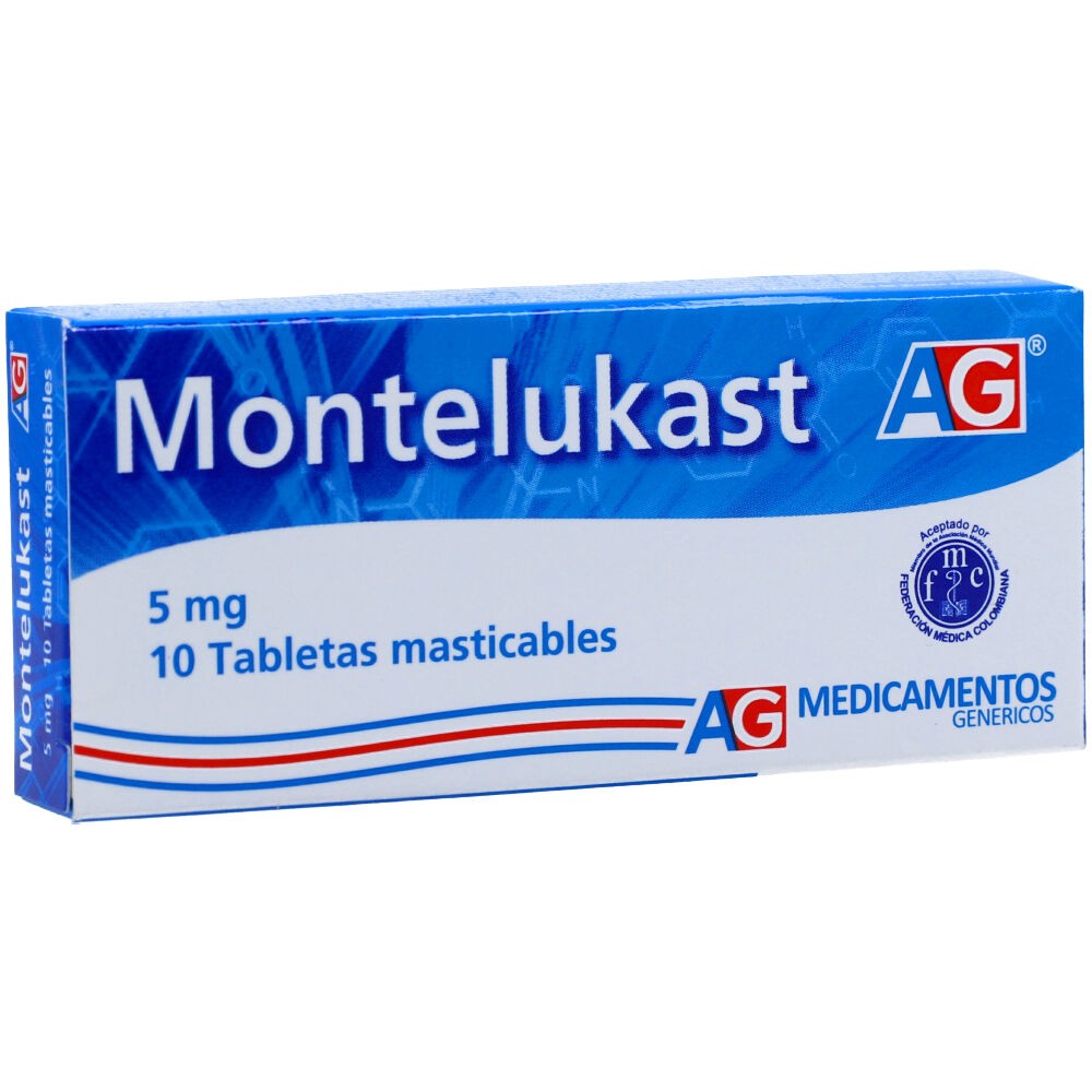 MONTELUKAS 5 MG X 10 TAB