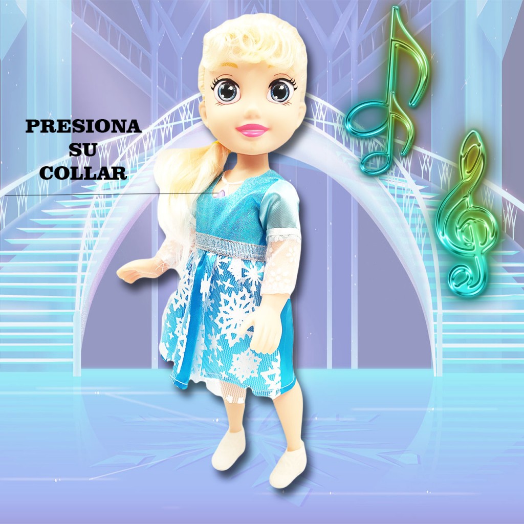 Muñeca Frozen Elsa Juguetes Didáctico Musical