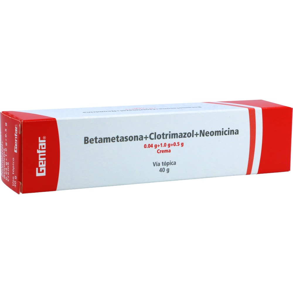 BETAMETASONA+CLOTRIMAZOL+NEOMICINA CREMA X 40 GR