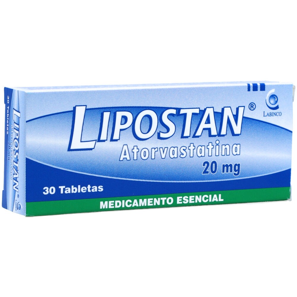 ATORVASTATINA 20 MG X 30 TAB (LIPOSTAN)