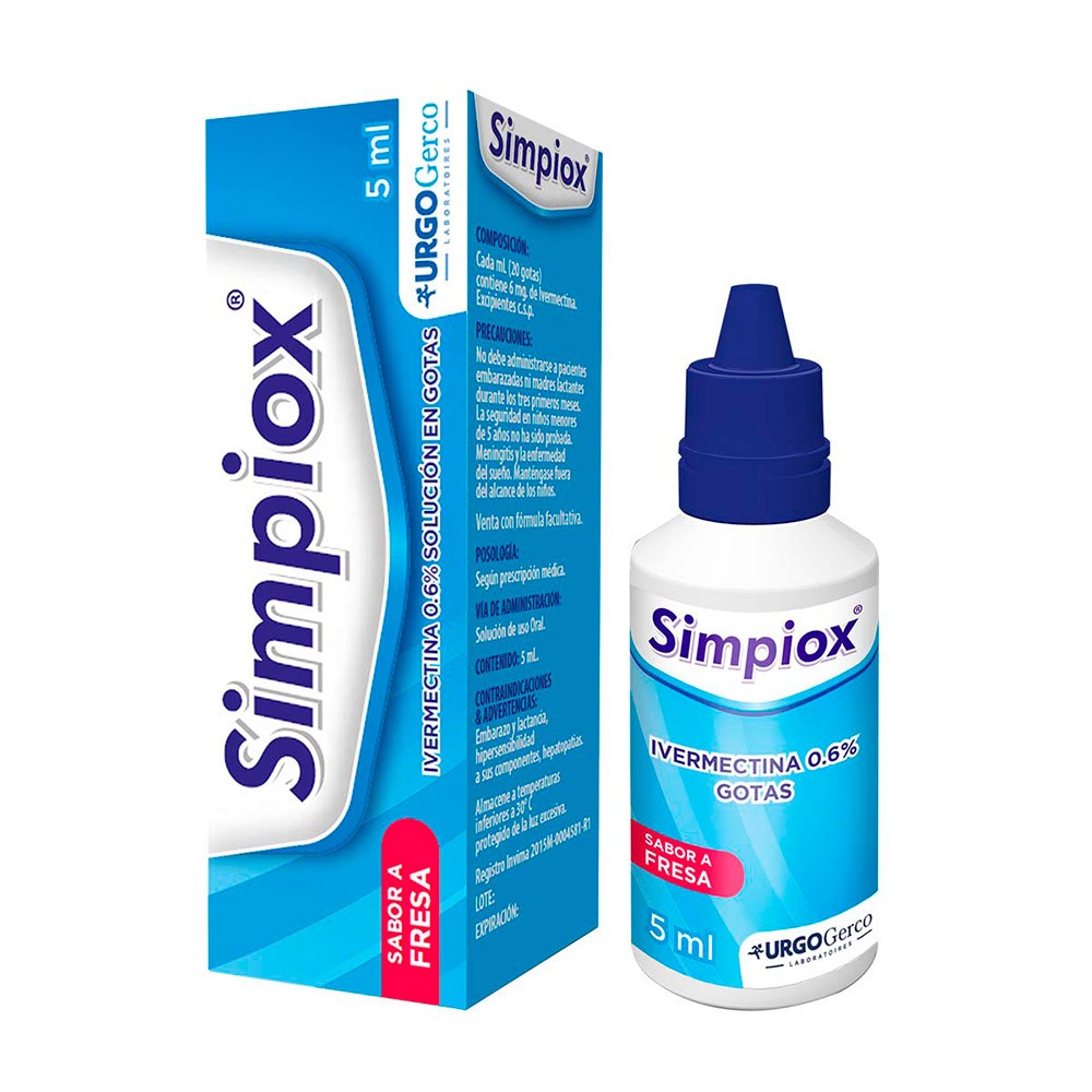 IVERMECTINA 0.6%  X 5 ML (SIMPIOX)