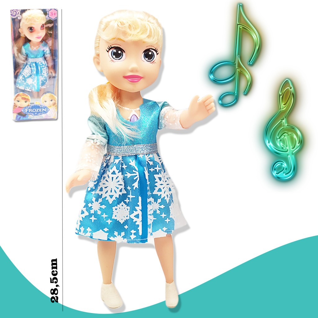 Muñeca Frozen Elsa Juguetes Didáctico Musical
