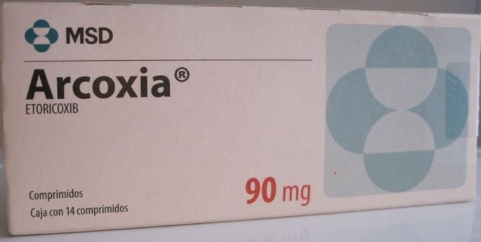 ARCOXIA 90 MG X 14 TAB