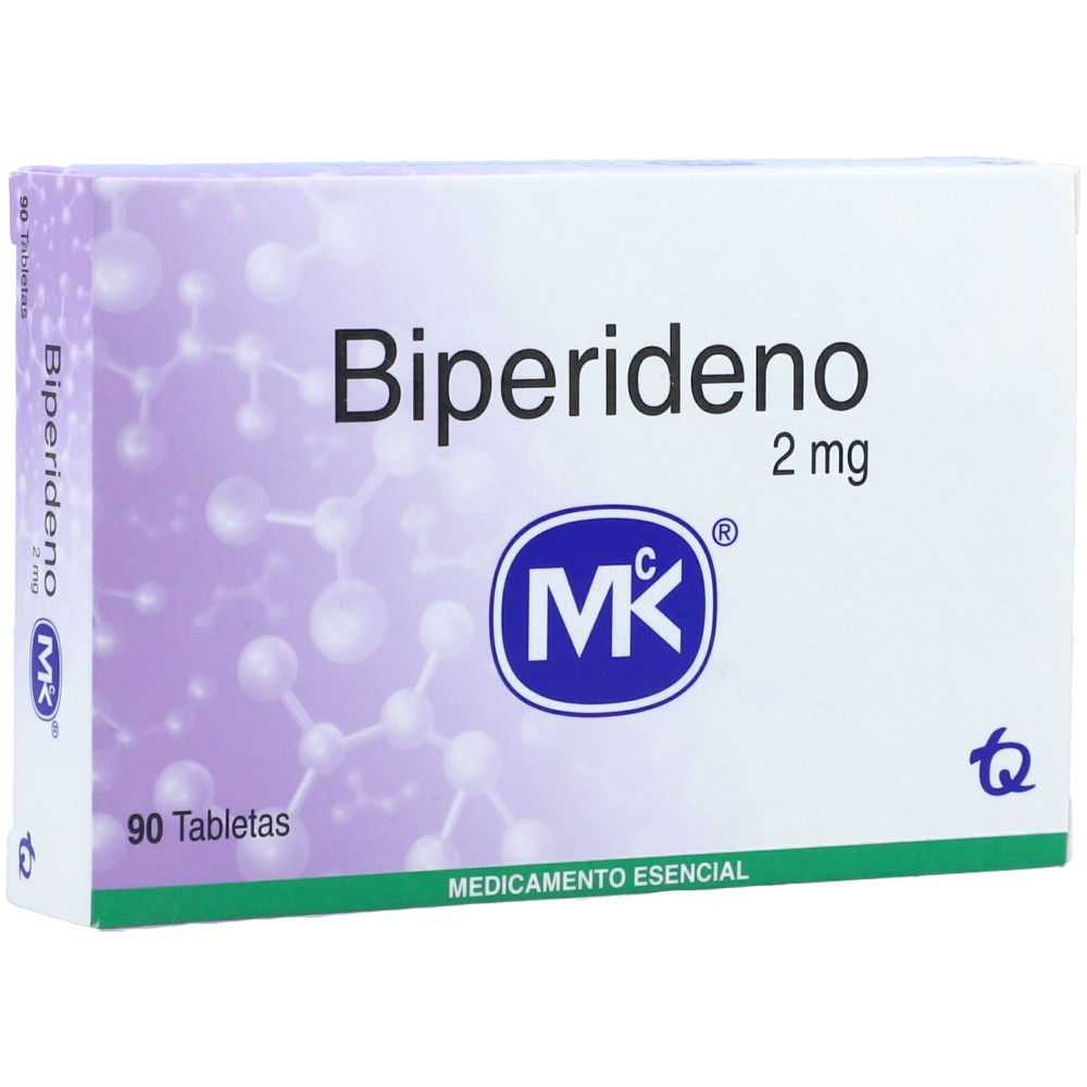 BIPERIDENO 2 MG X 90 TBL SOB X 15 TBL