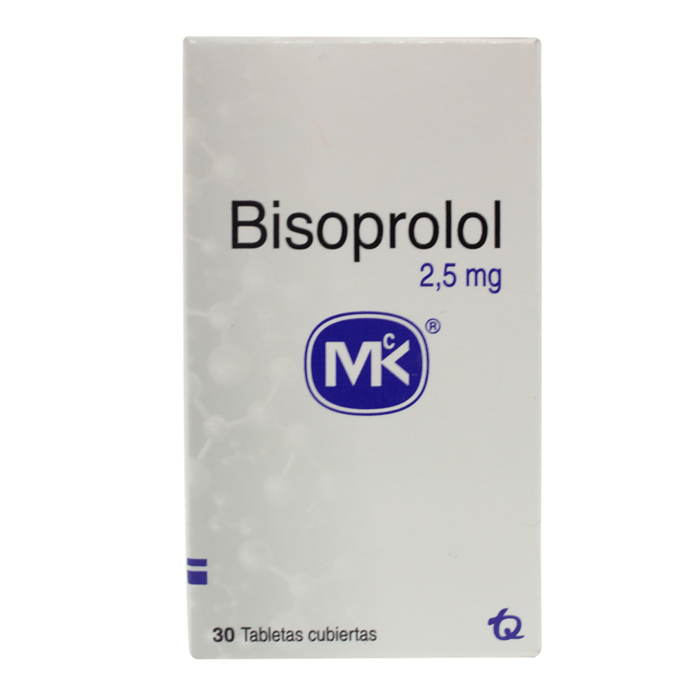 BISOPROLOL 2.5 MG X 30 TAB RECUB (REGULADO) AGOTAD