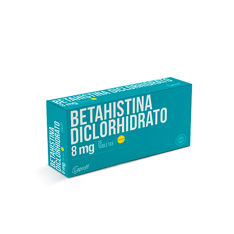 BETAHISTINA DICLOR 8 MG X 20 TAB