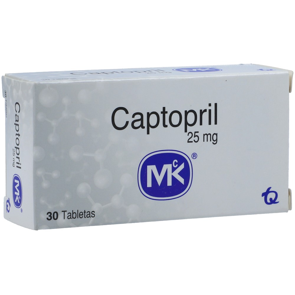 CAPTOPRIL 25 MG X 30 TAB