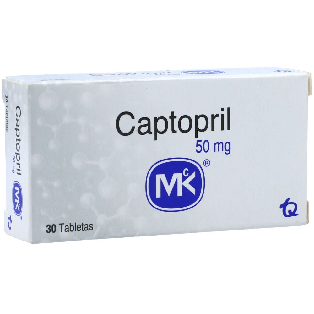 CAPTOPRIL 50 MG X 30 TAB