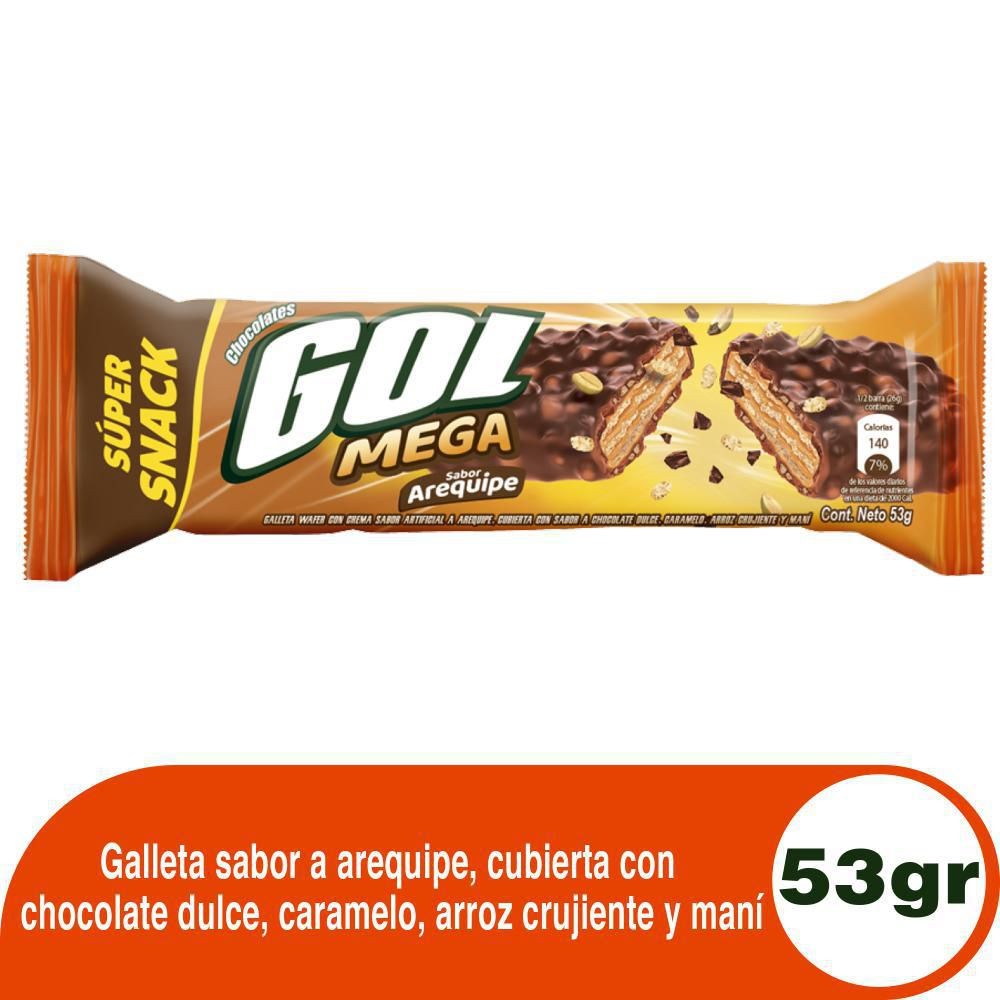 GOL MEGA SABOR AREQUIPE X 53 GR