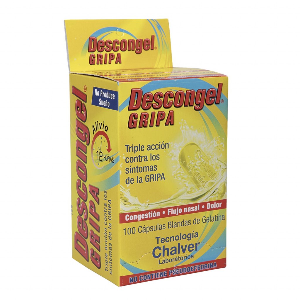 DESCONGEL GRIPA X 100  X SOB 4 CAP
