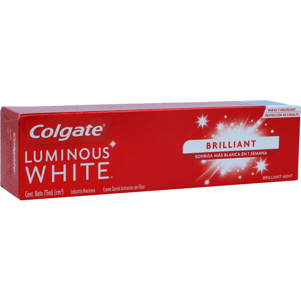 COLGATE LUMINOUS WHITE BRILLANT X 75 ML