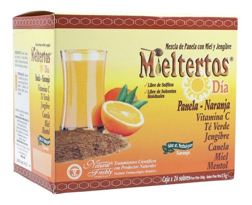 MIELTERTOS DIA PANELA NARANJA X 24 SOBRES C/U