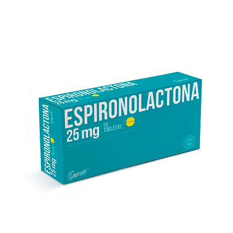 ESPIRONOLACTONA 25 MG X 20 TAB