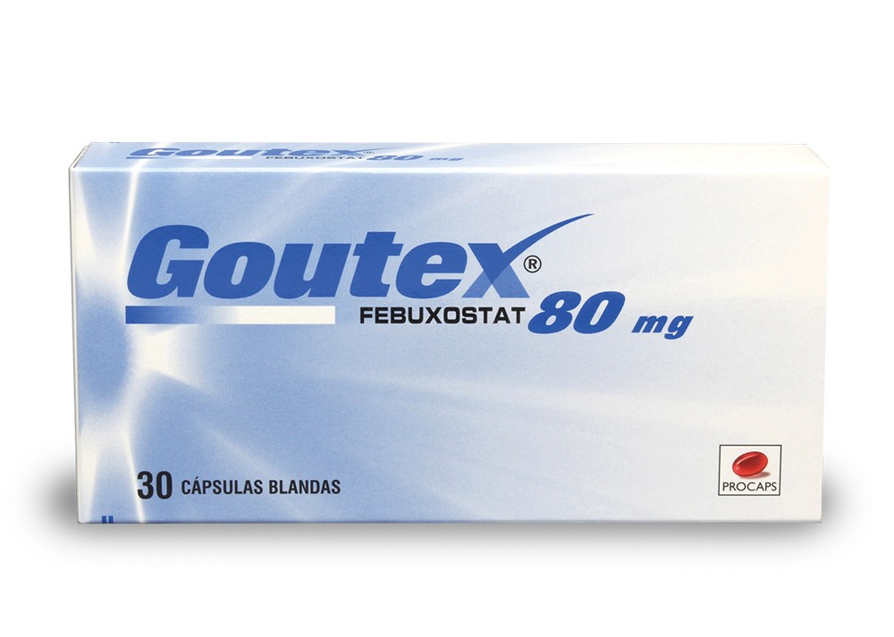 GOUTEX 80 MG X  30 CAP