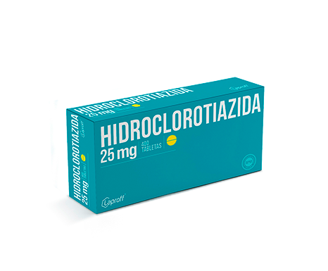 HIDROCLOROTIAZIDA  25M X 400 TB SOBRE X 10